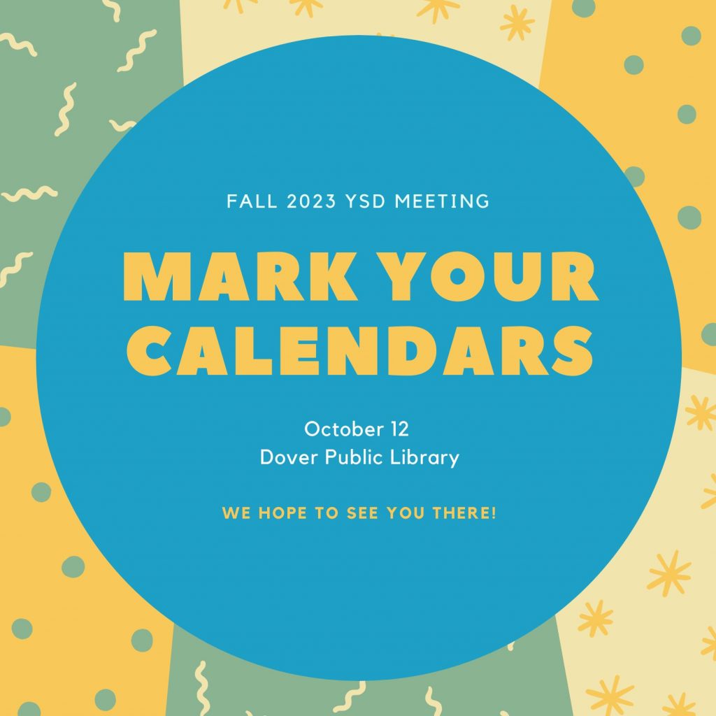 Mark Your Calendars, YSD Fall Meeting