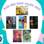 Blue Hen Book Award 2026 Winners Graphic with book covers